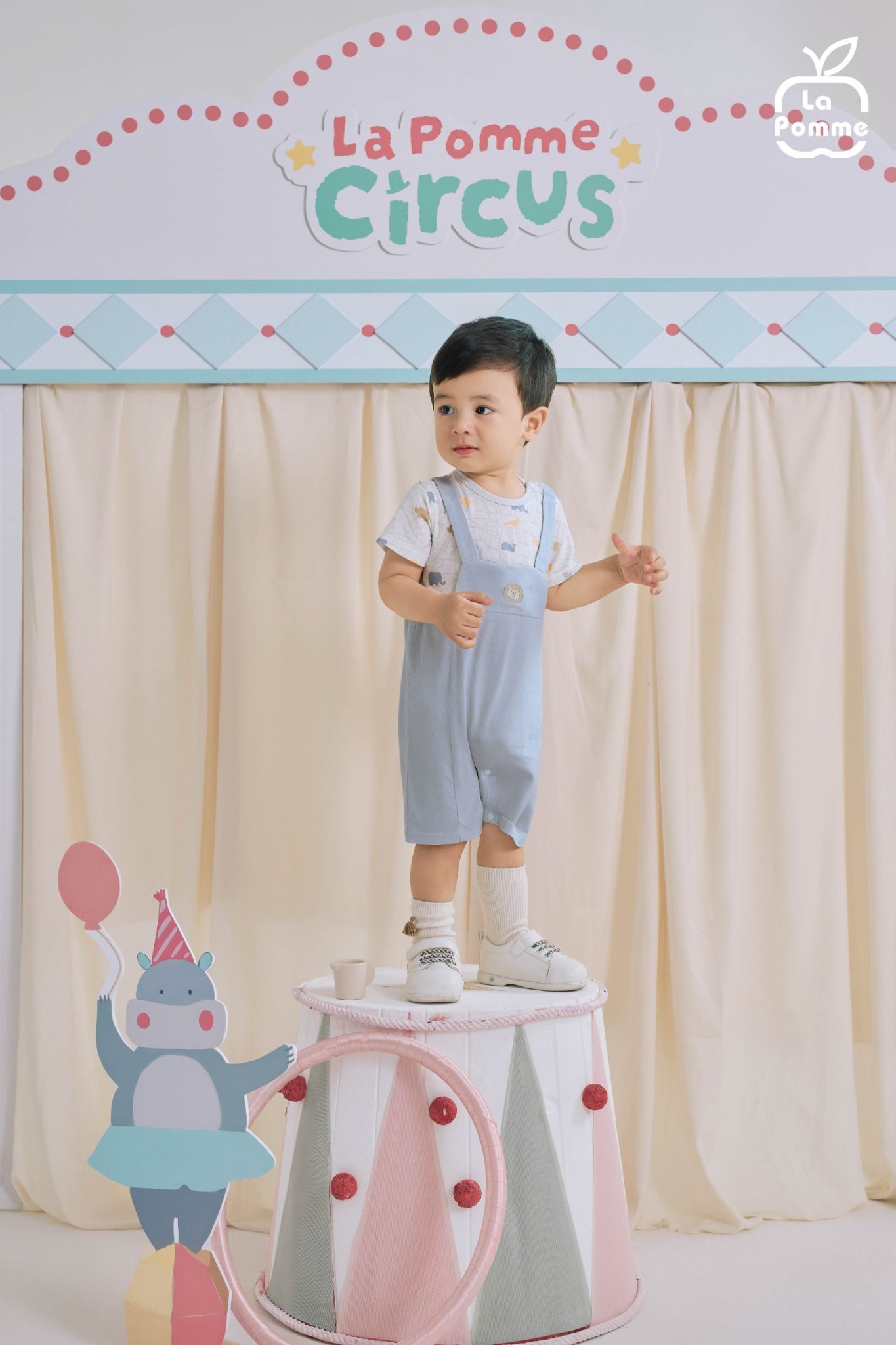  Body cộc tay La Pomme giả yếm cute animal 