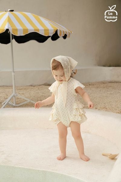  Body cộc tay La Pomme chấm bi điệu đà 