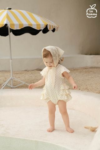  Body cộc tay La Pomme chấm bi điệu đà 