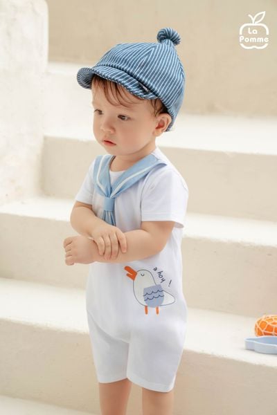  Body cộc tay La Pomme thuyền trưởng hải âu 