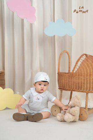  Body cộc tay kèm mũ La Pomme Deluxe sinh nhật của ngựa con 