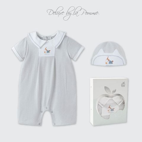  Body cộc tay kèm mũ La Pomme Deluxe sinh nhật của ngựa con 