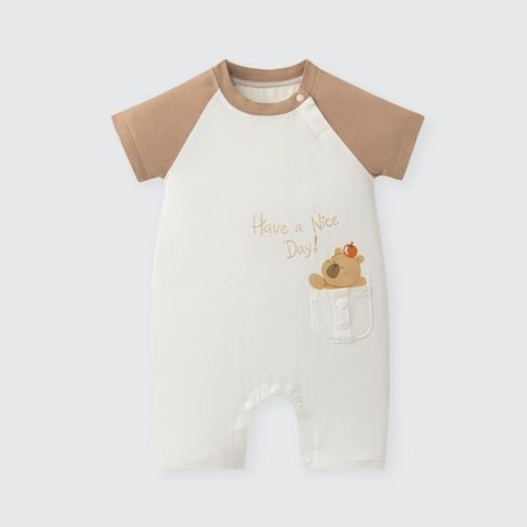  Body cộc tay La Pomme capybara vui nhộn 