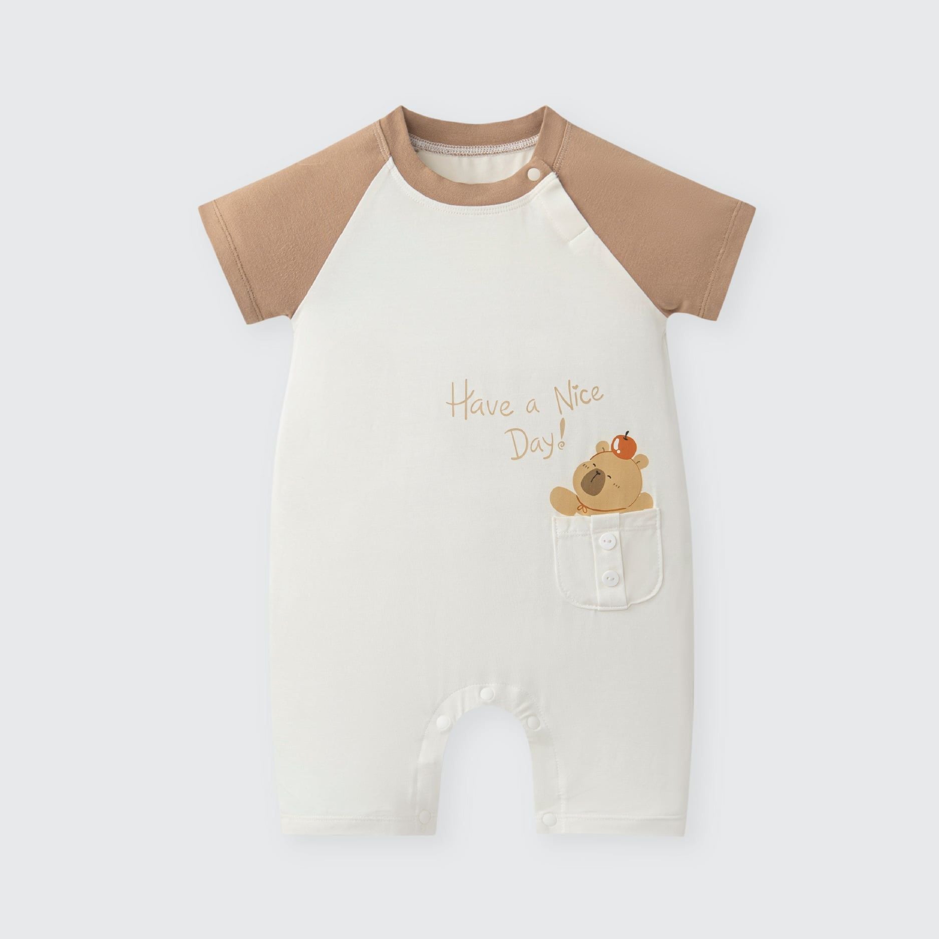  Body cộc tay La Pomme capybara vui nhộn 