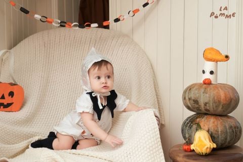  Body dáng thời trang La Pomme bí ngô và kẹo ngọt Halloween 