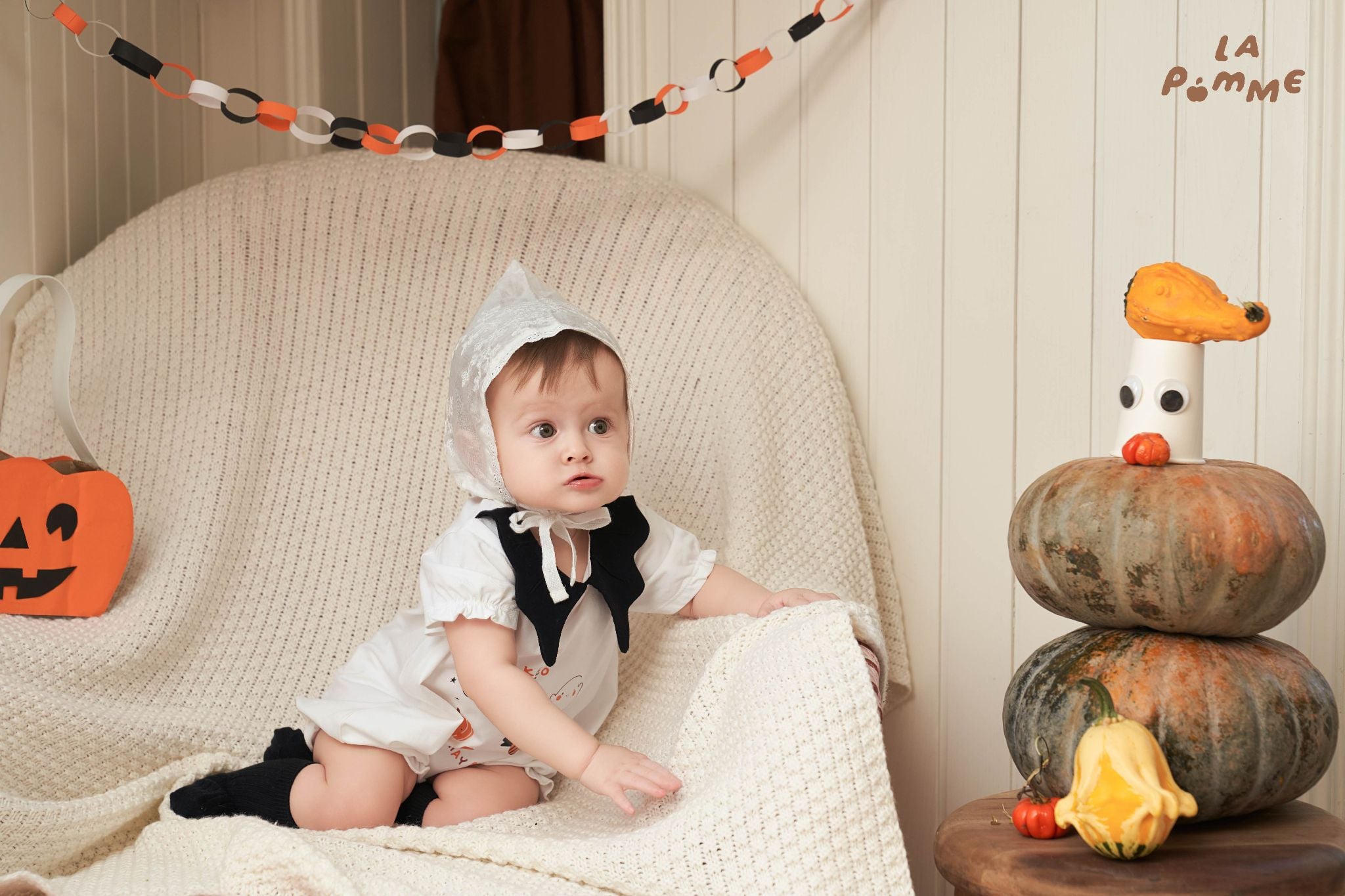  Body dáng thời trang La Pomme bí ngô và kẹo ngọt Halloween 
