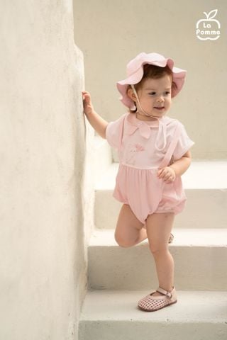  Body cộc tay La Pomme giả yếm bé mèo đáng yêu 