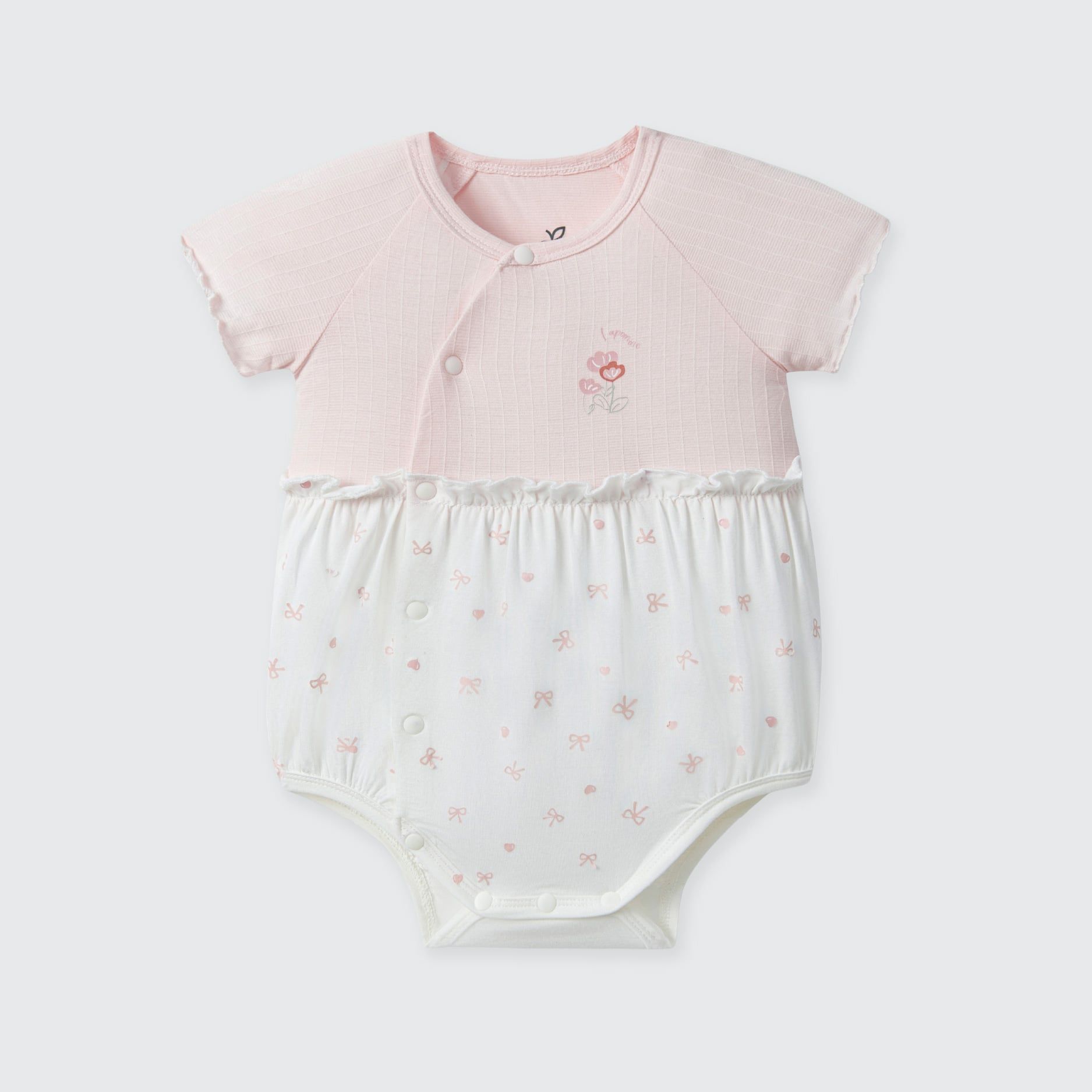  Body cộc tay La Pomme bèo nhún hoa thơm của mẹ 