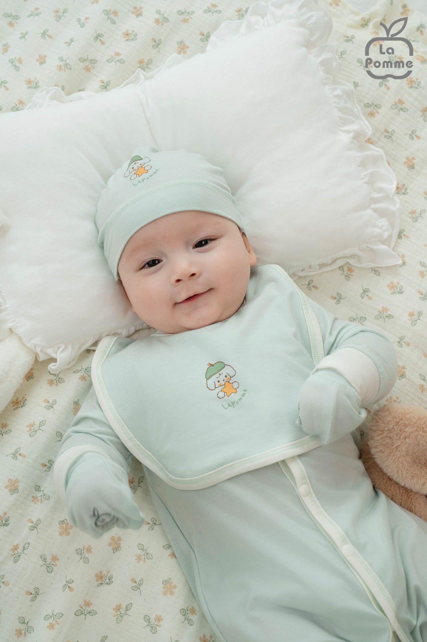  Body dài tay La Pomme bé cún lông mềm 