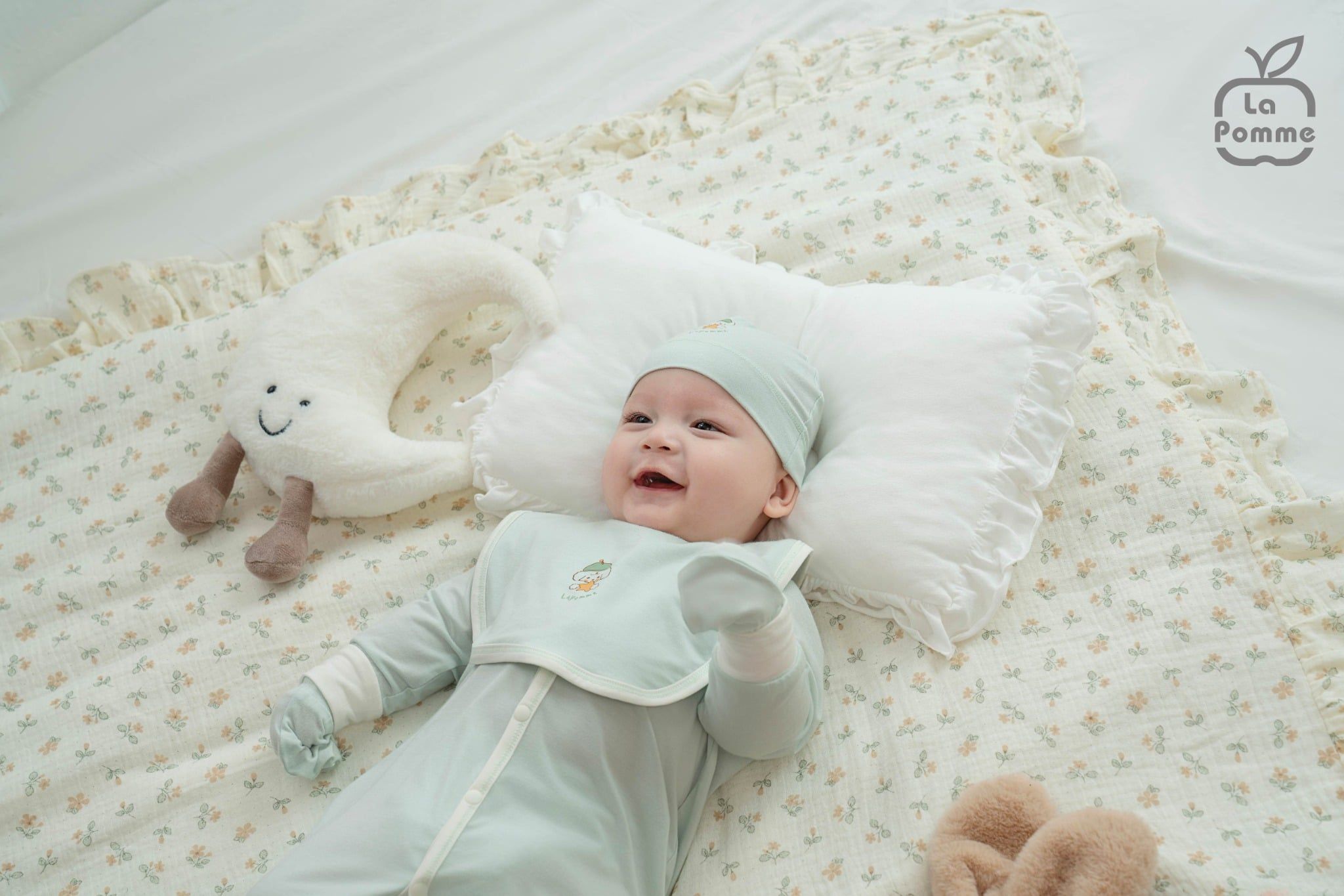  Body dài tay La Pomme bé cún lông mềm 