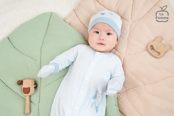  Set bao tay bao chân La Pomme Gấu yêu của mẹ 