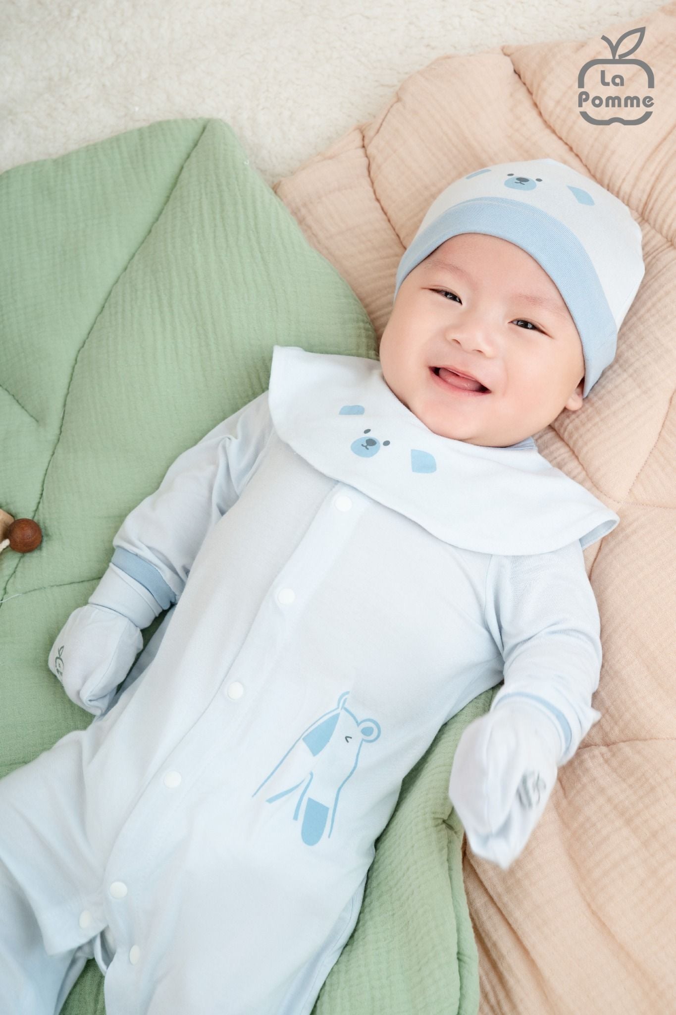  Body dài tay La Pomme Gấu yêu của mẹ 