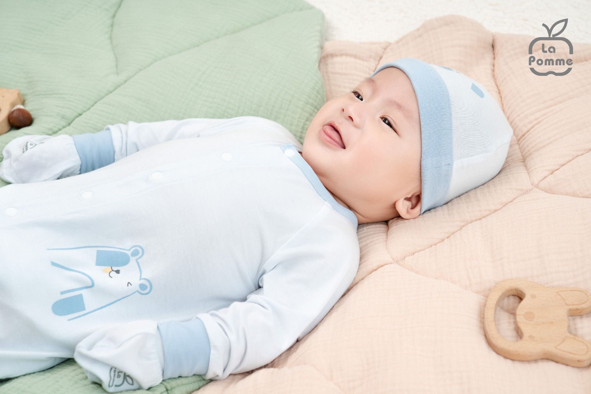  Body dài tay La Pomme Gấu yêu của mẹ 