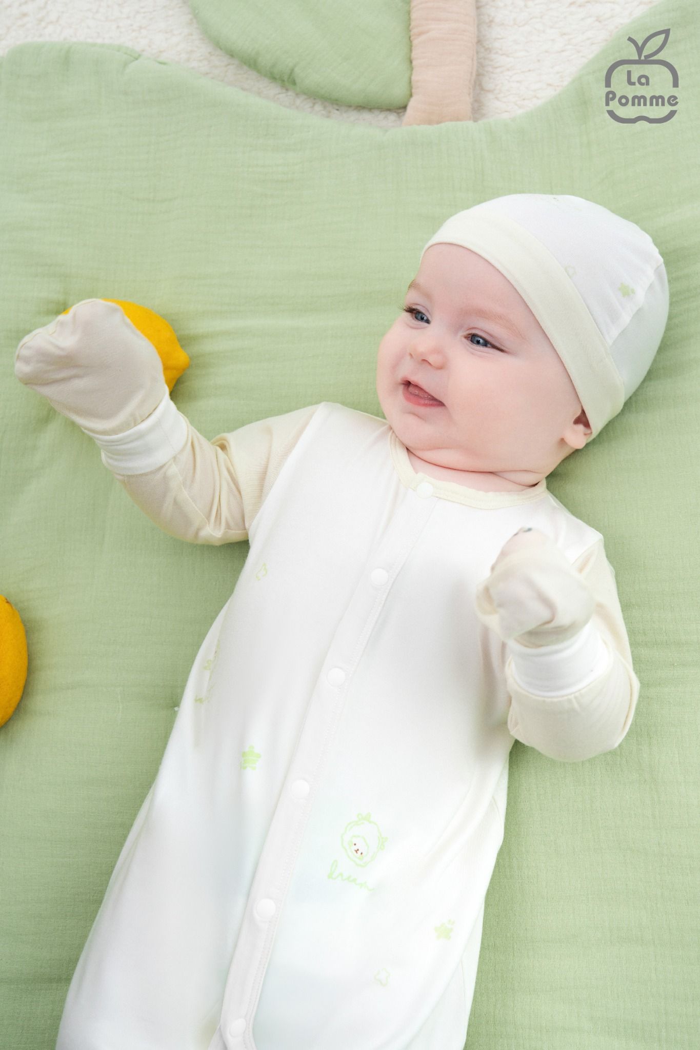  Body dài tay La Pomme họa tiết nhí cách điệu 