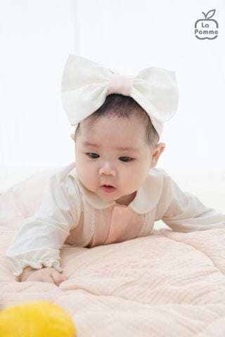  Body dài tay La Pomme kèm băng đô sắc màu ngọt ngào 