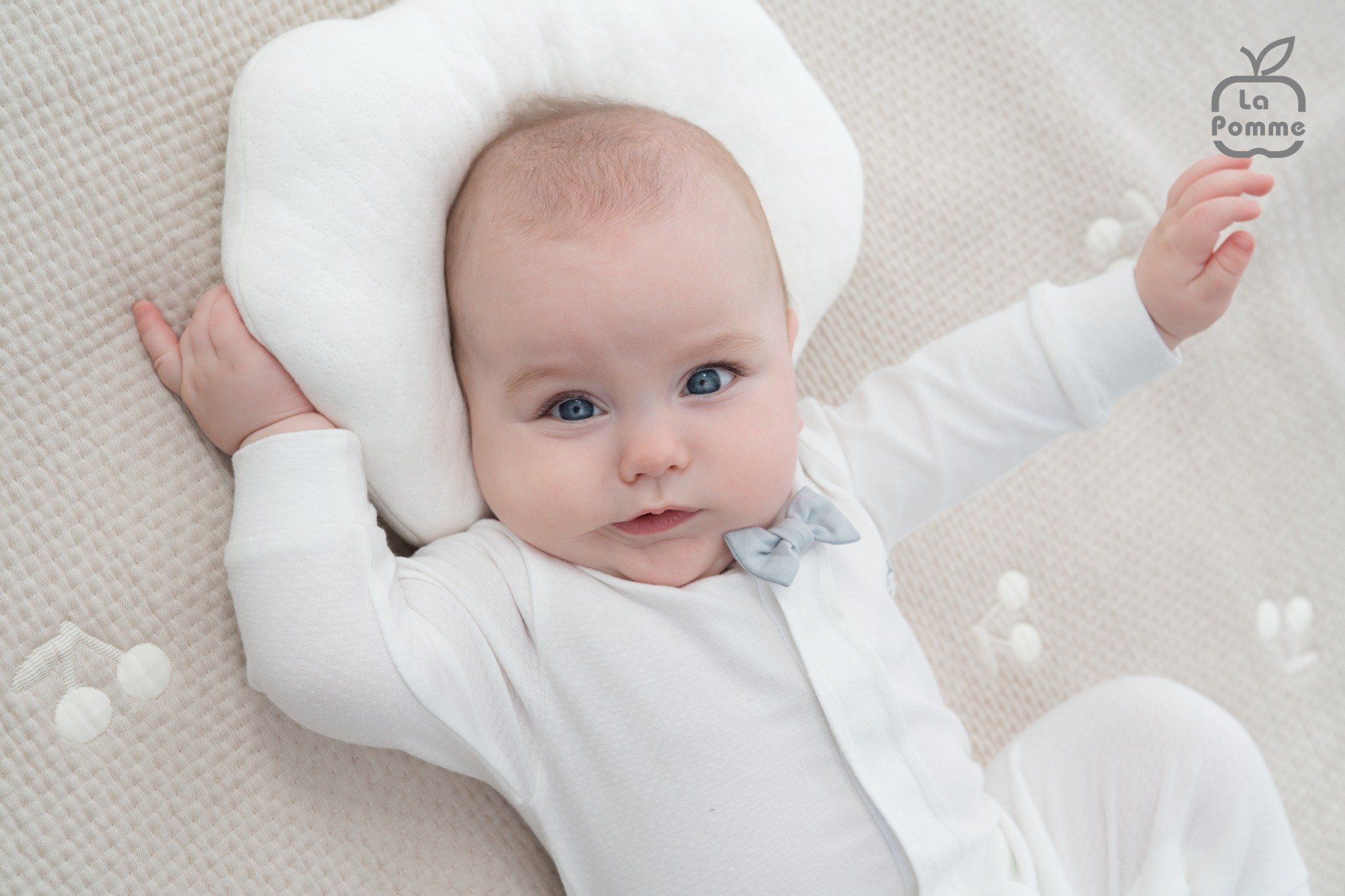  Set body dài tay kèm giày La Pomme bé con thanh lịch 