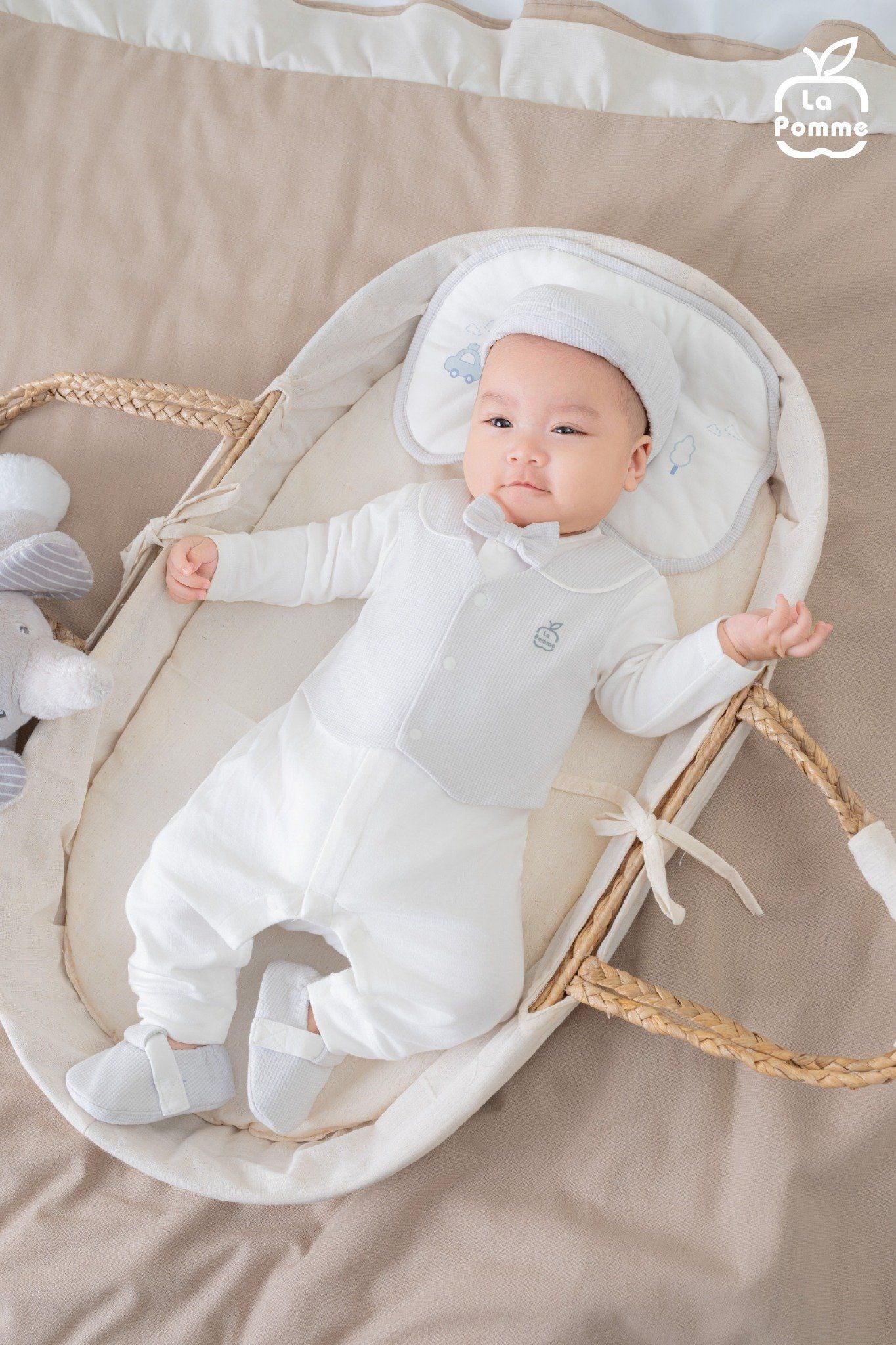  Body dài tay La Pomme bé vui khám phá 