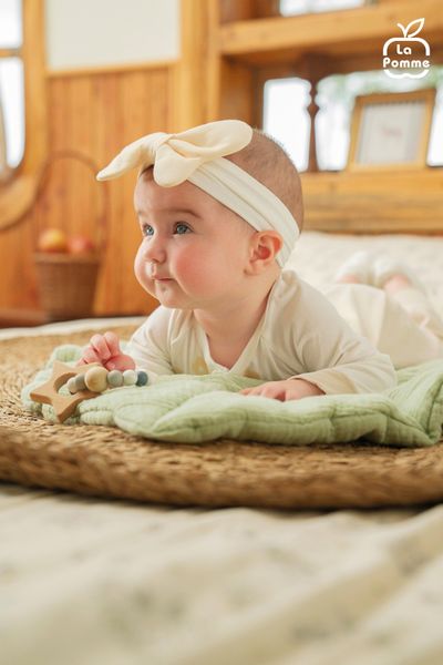  Body dài tay La Pomme phối màu họa tiết nhí 