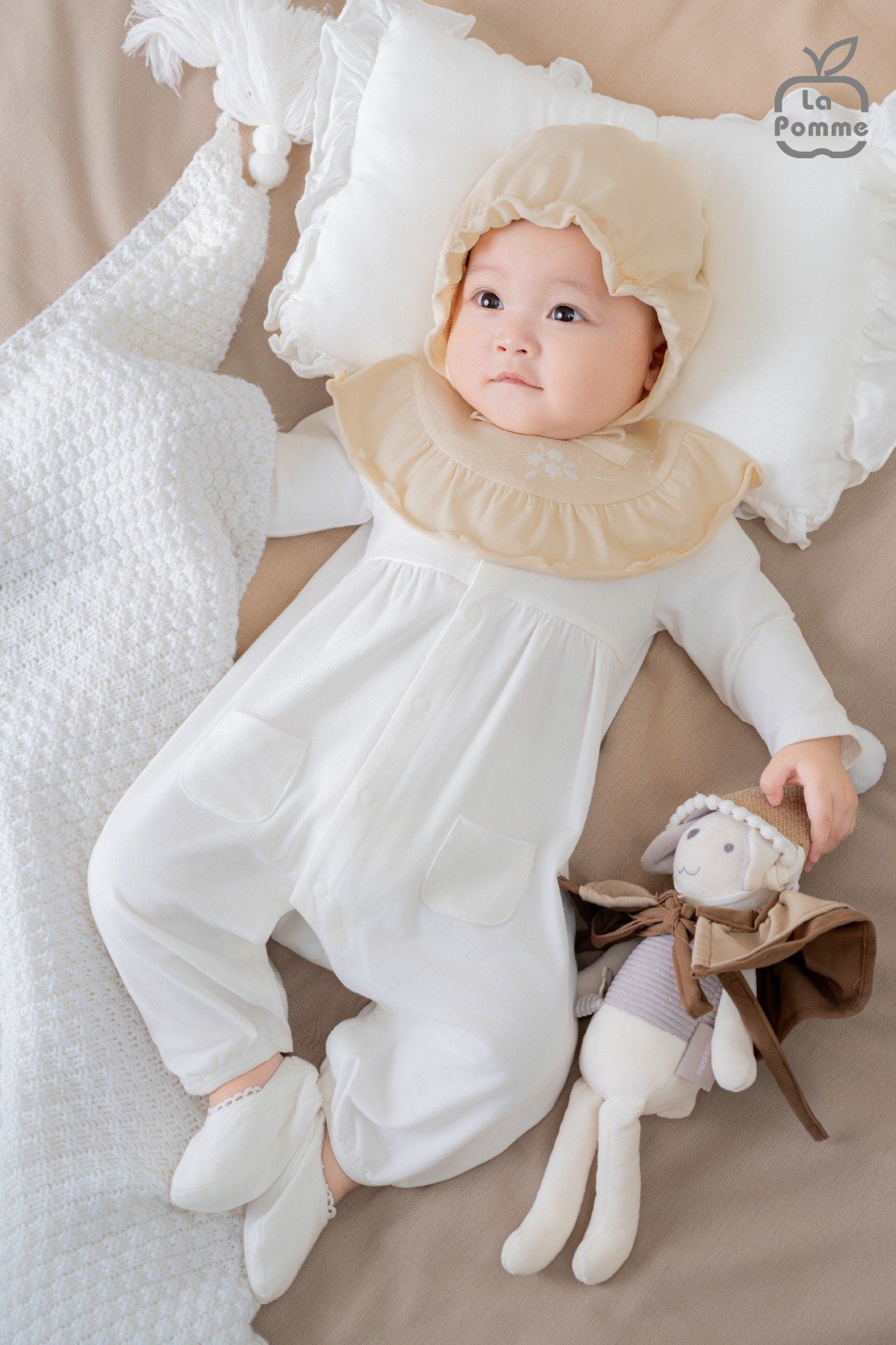  Body dài tay La Pomme baby princess 