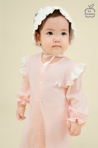  Body dài tay La Pomme phối bèo dịu dàng 