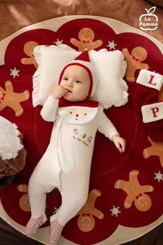  Body dài tay La Pomme giáng sinh lấp lánh 