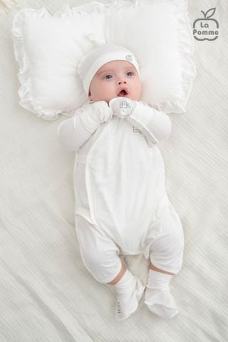  Body dài tay La Pomme đường may lật êm ái 