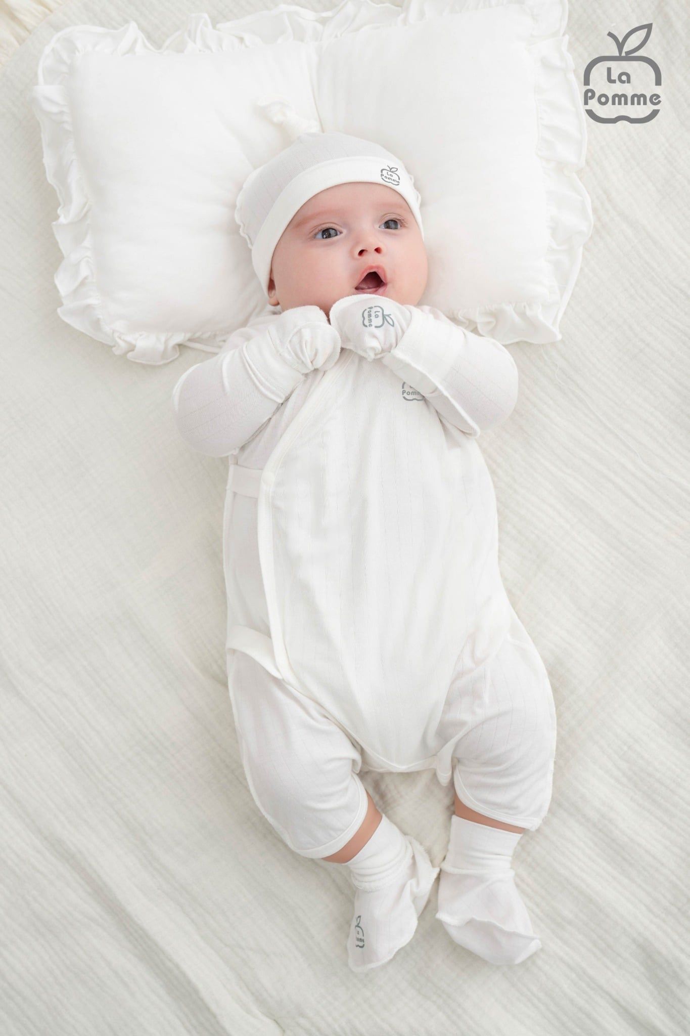  Body dài tay La Pomme đường may lật êm ái 