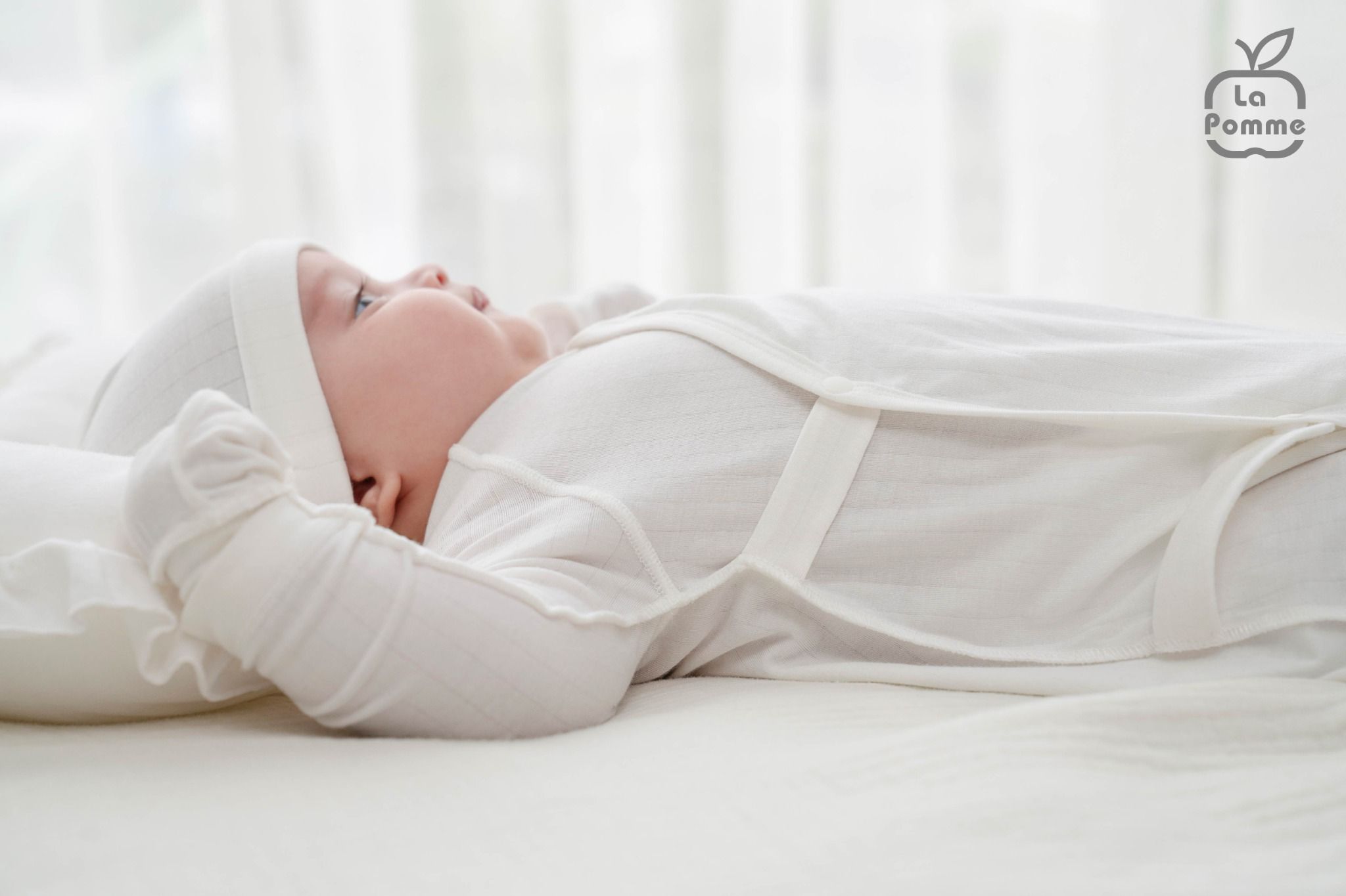  Body dài tay La Pomme đường may lật êm ái 