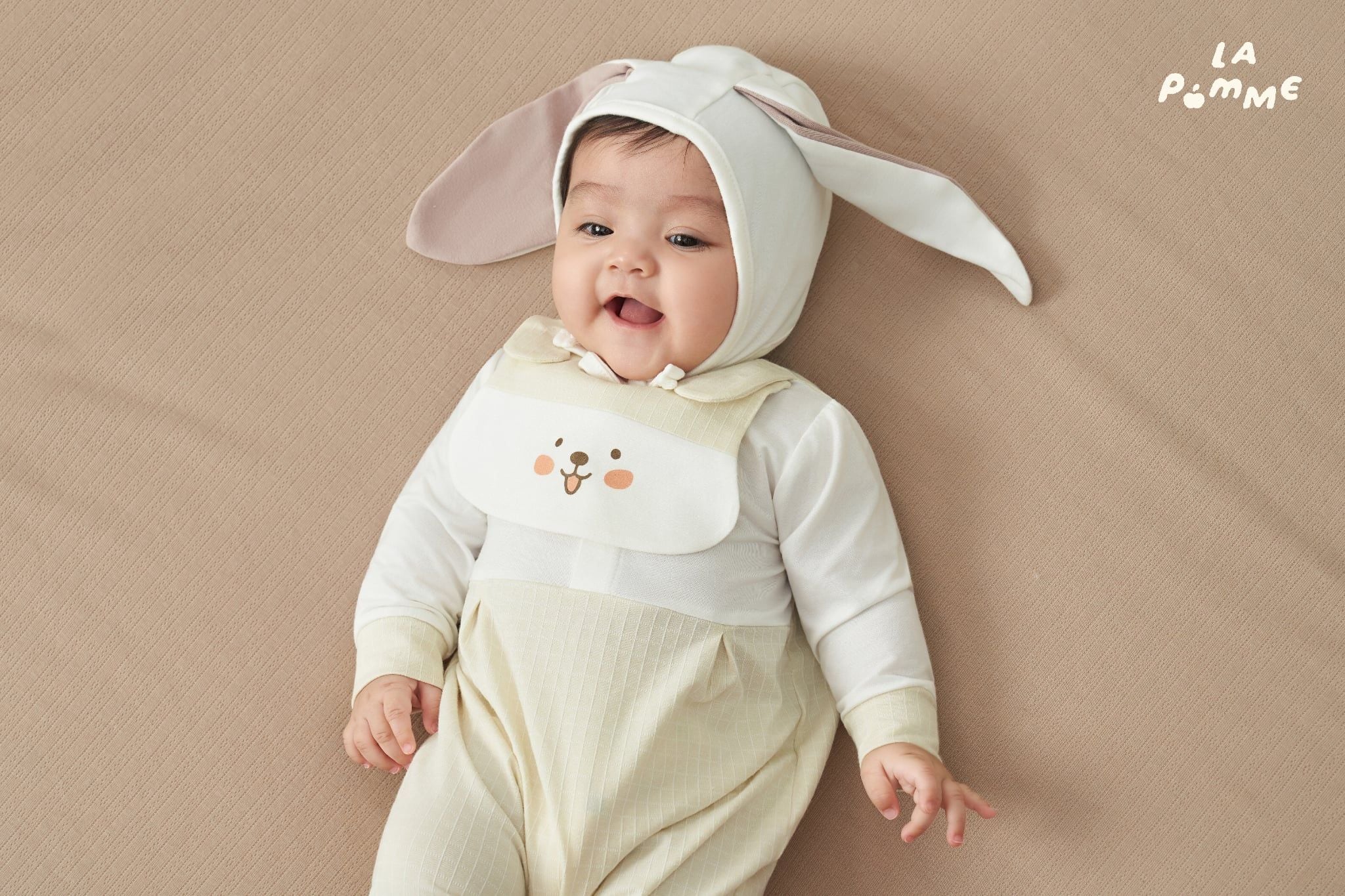  Body dài tay La Pomme góc trốn nhỏ của cún Milo 