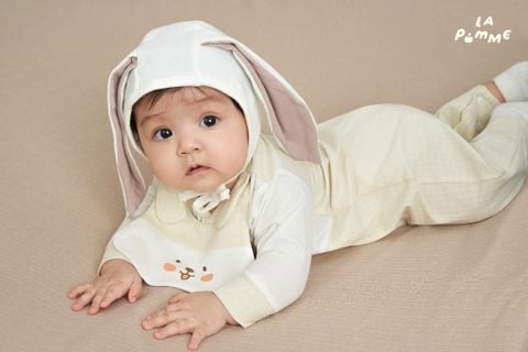  Body dài tay La Pomme góc trốn nhỏ của cún Milo 