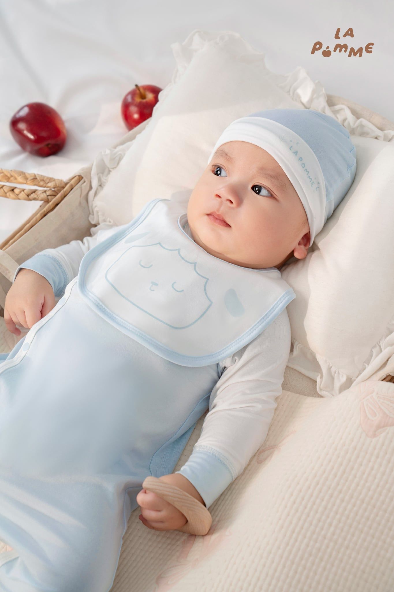  Yếm La Pomme cừu bông bé bỏng 