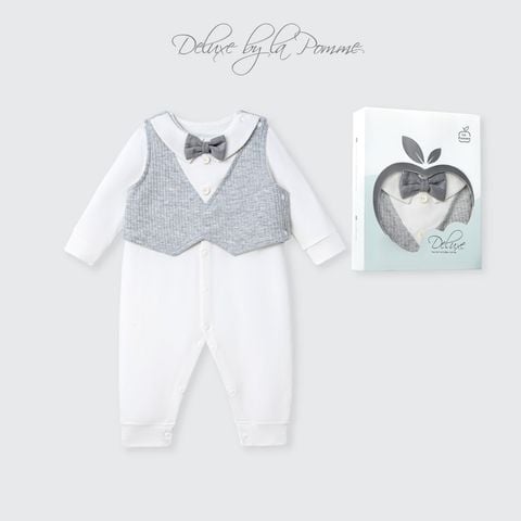  Body dài tay kèm áo gile La Pomme Deluxe hoàng tử mộng mơ 