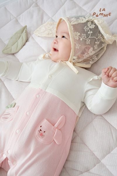  Body dài tay La Pomme mùa thu hoạch của thỏ Rosie 