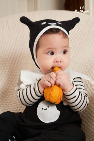  Body dài tay kèm mũ và yếm La Pomme đêm hội Haloween 