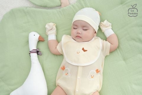  Body chip cộc tay La Pomme Bé yêu bồng bềnh 