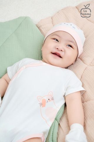  Mũ sơ sinh La Pomme Gấu yêu của mẹ 