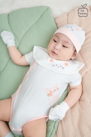  Mũ sơ sinh La Pomme Gấu yêu của mẹ 