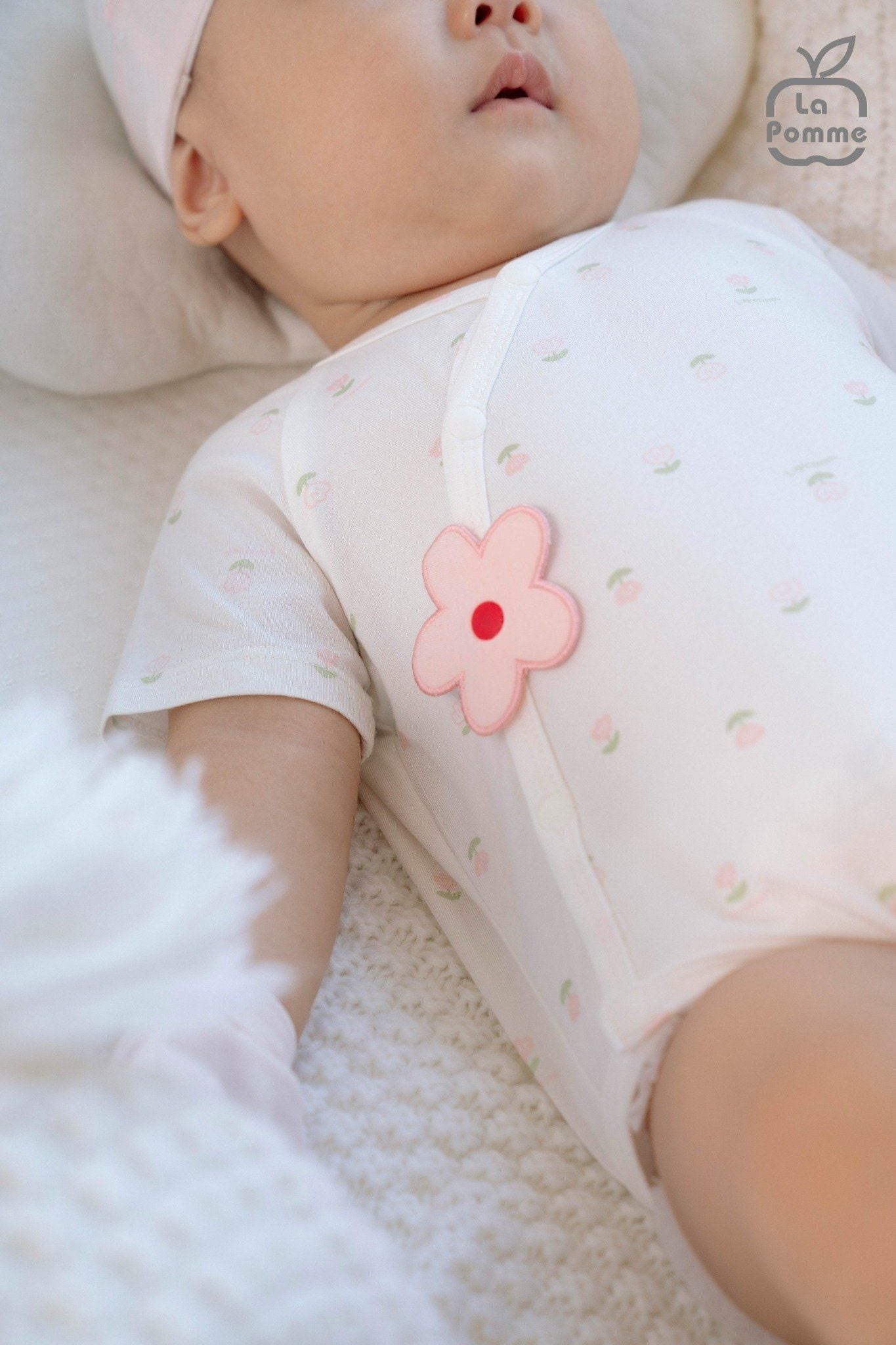  Body chip cộc tay La Pomme mềm mịn đón con yêu 