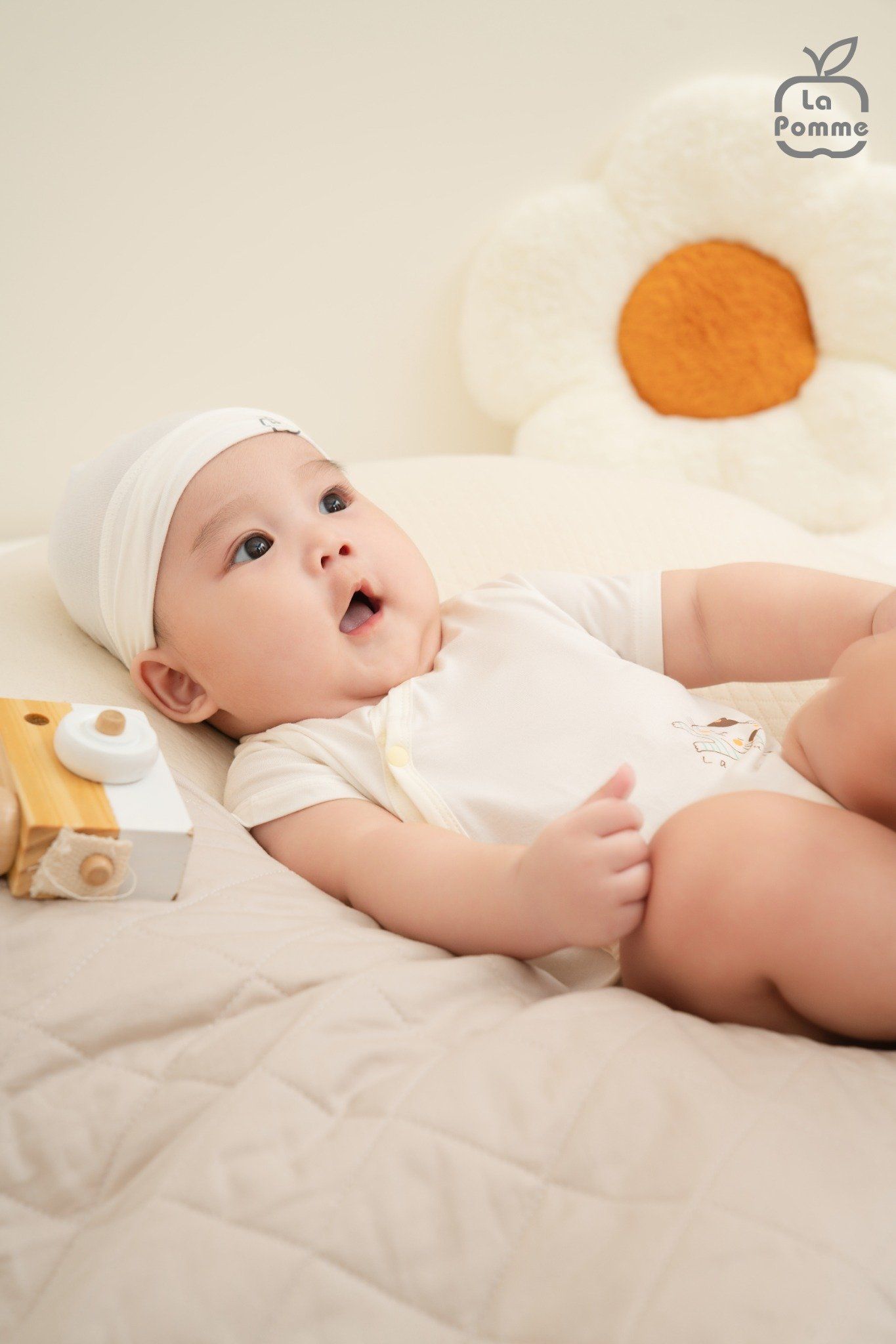  Set 2 Body chip cộc tay La Pomme bé mimi của mẹ 