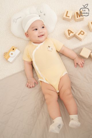  Set 2 Body chip cộc tay La Pomme bé mimi của mẹ 