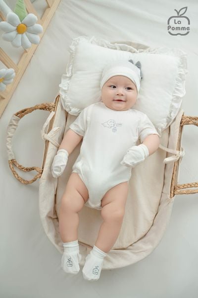  Body chip cộc La Pomme gia đình khủng long 