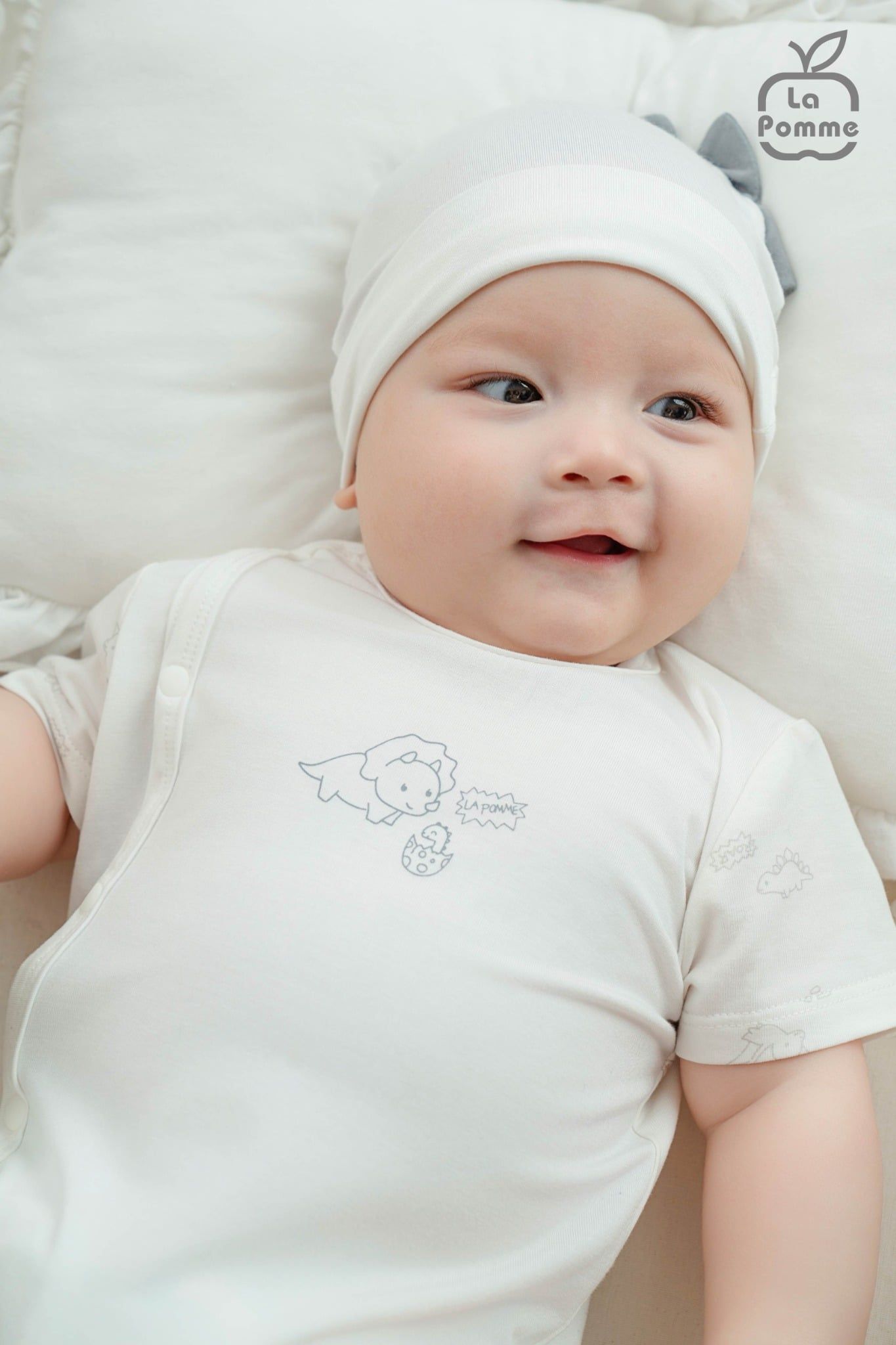  Body chip cộc La Pomme gia đình khủng long 