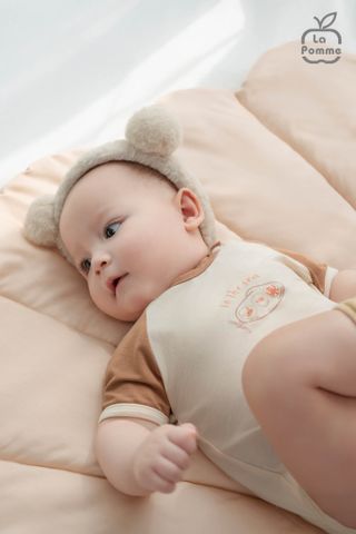  Set 2 Body chip cộc tay và sát nách La Pomme gia đình nhà cua 