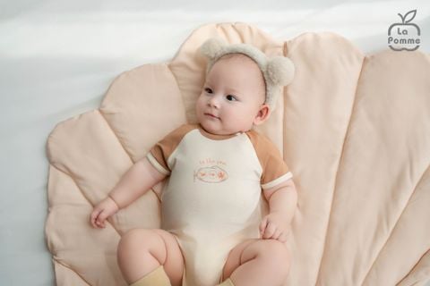  Set 2 Body chip cộc tay và sát nách La Pomme gia đình nhà cua 