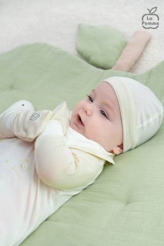  Body chip dài tay La Pomme họa tiết nhí cách điệu 