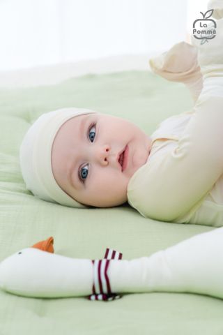  Body chip dài tay La Pomme họa tiết nhí cách điệu 