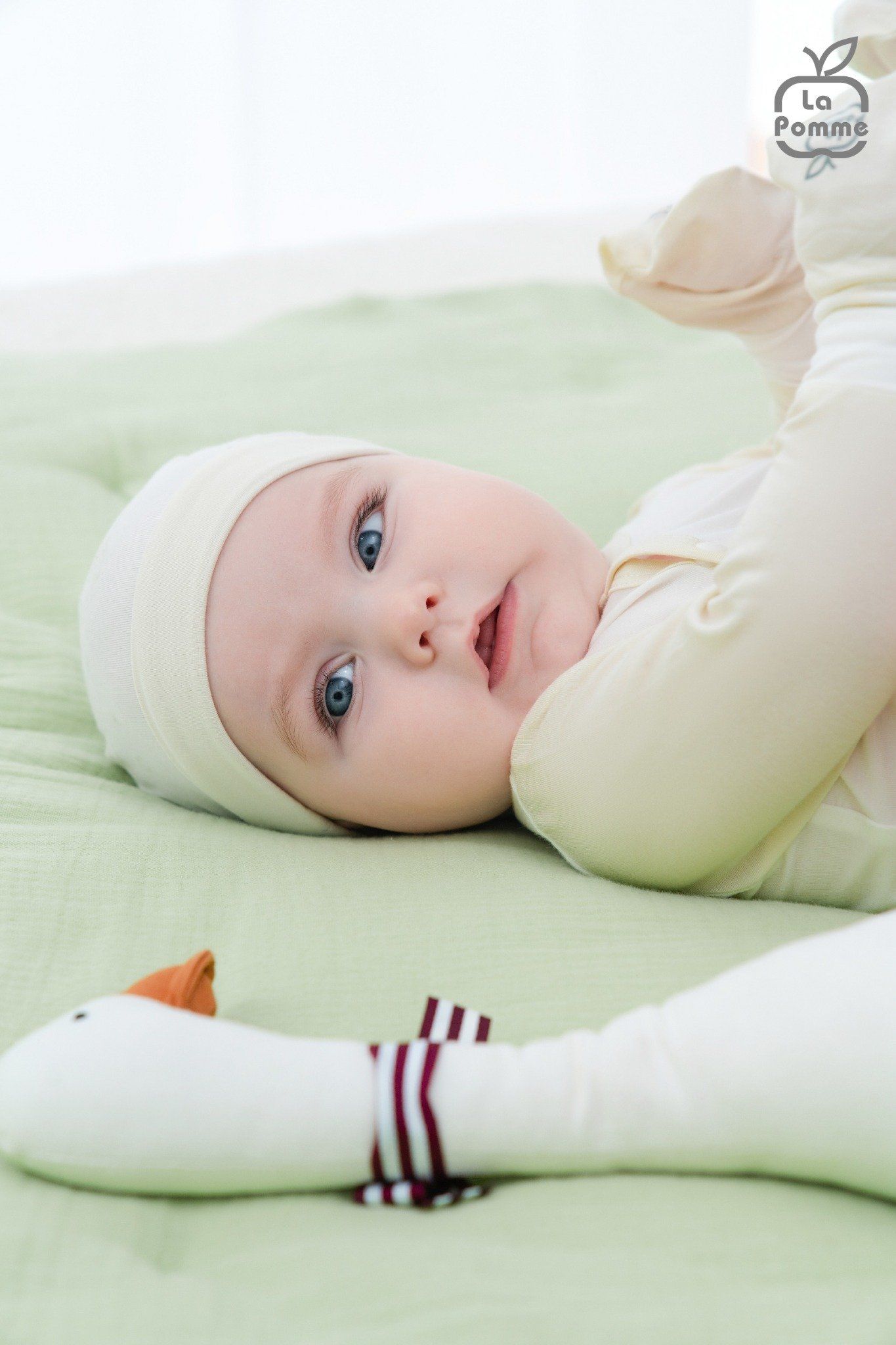  Body chip dài tay La Pomme họa tiết nhí cách điệu 