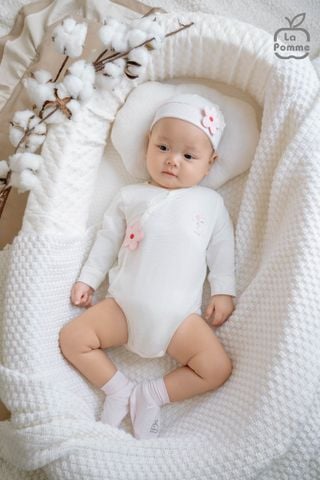  Body chip dài tay La Pomme mềm mịn đón con yêu 