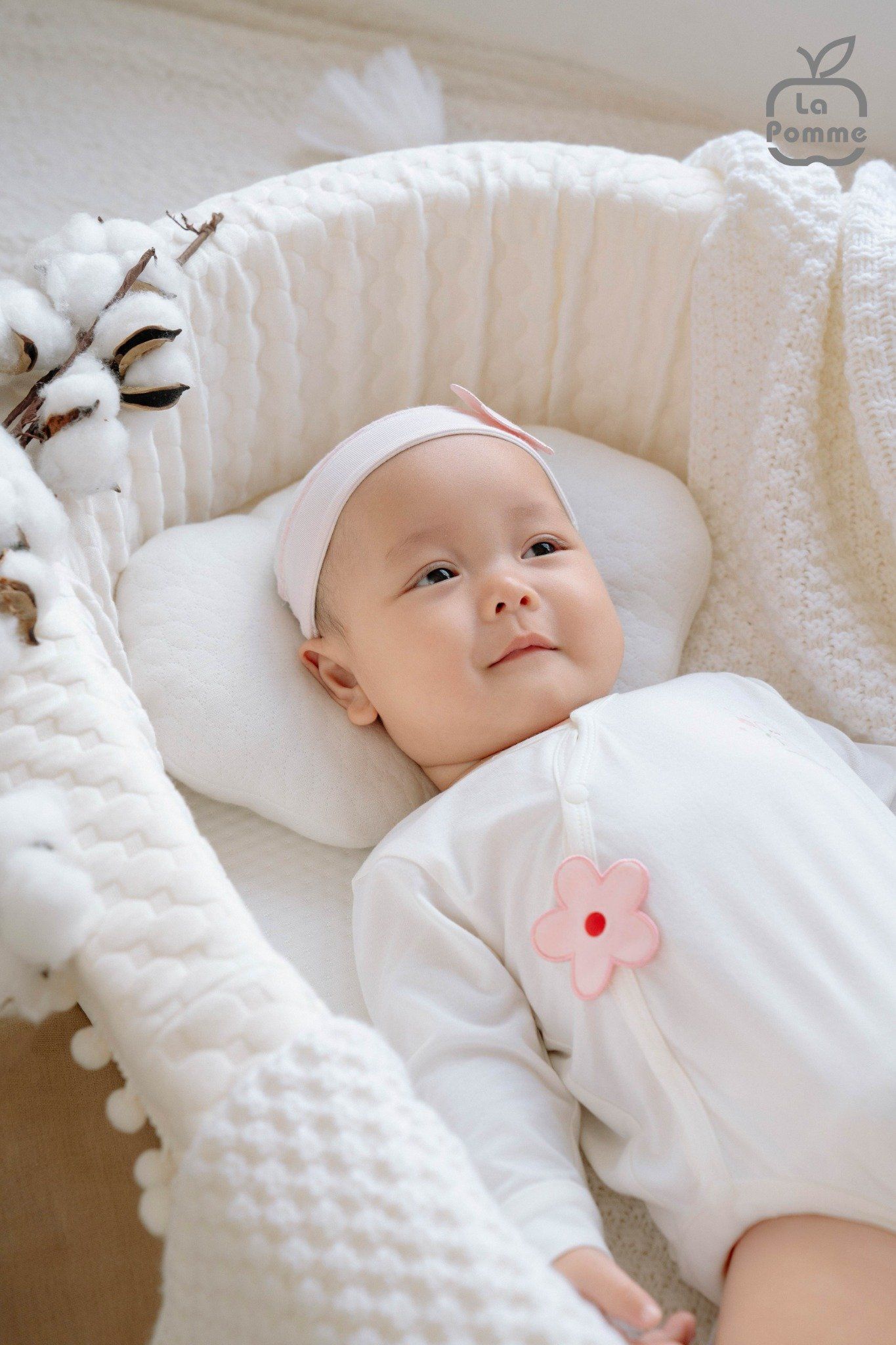  Body chip dài tay La Pomme mềm mịn đón con yêu 