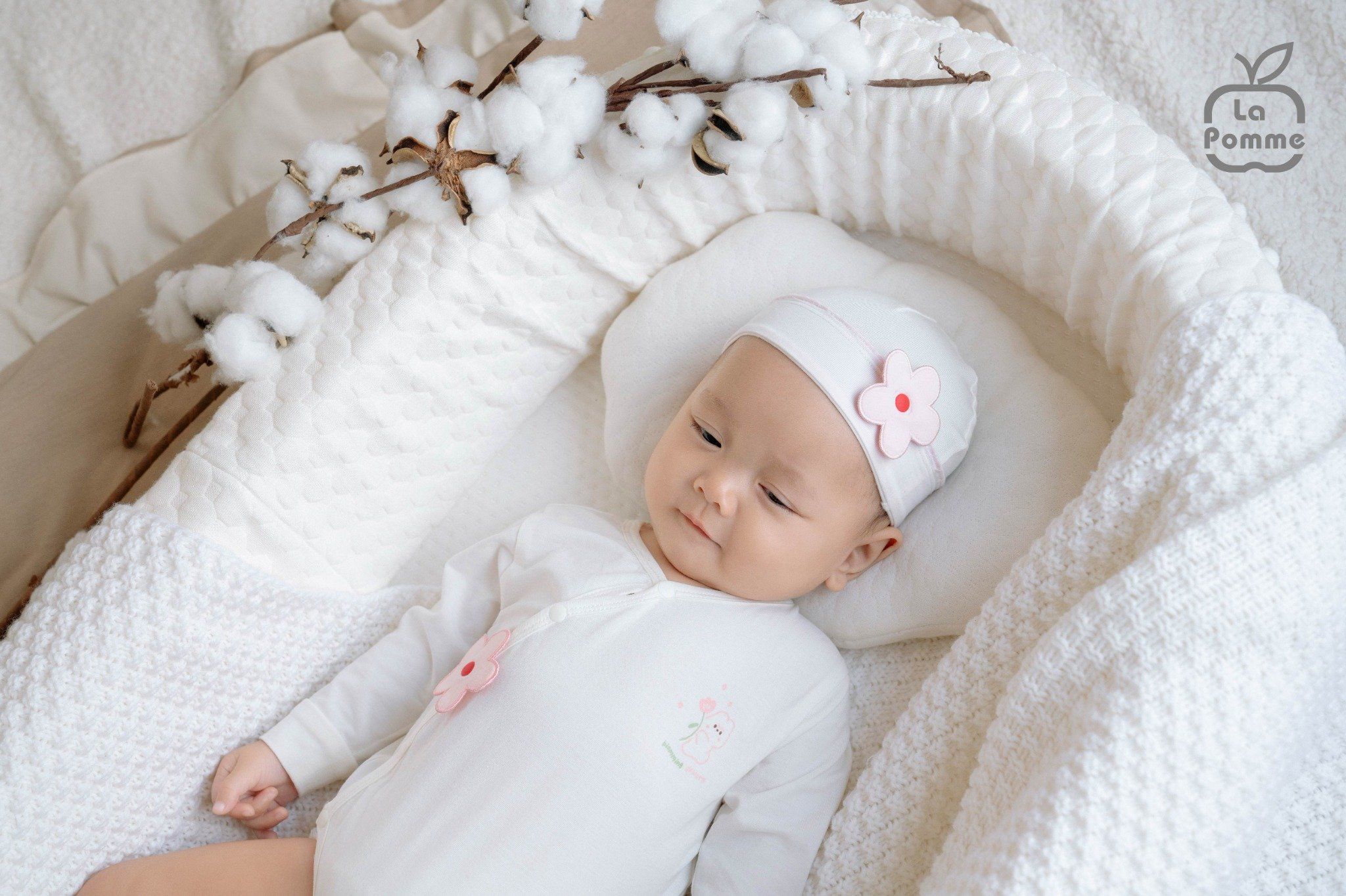  Body chip dài tay La Pomme mềm mịn đón con yêu 